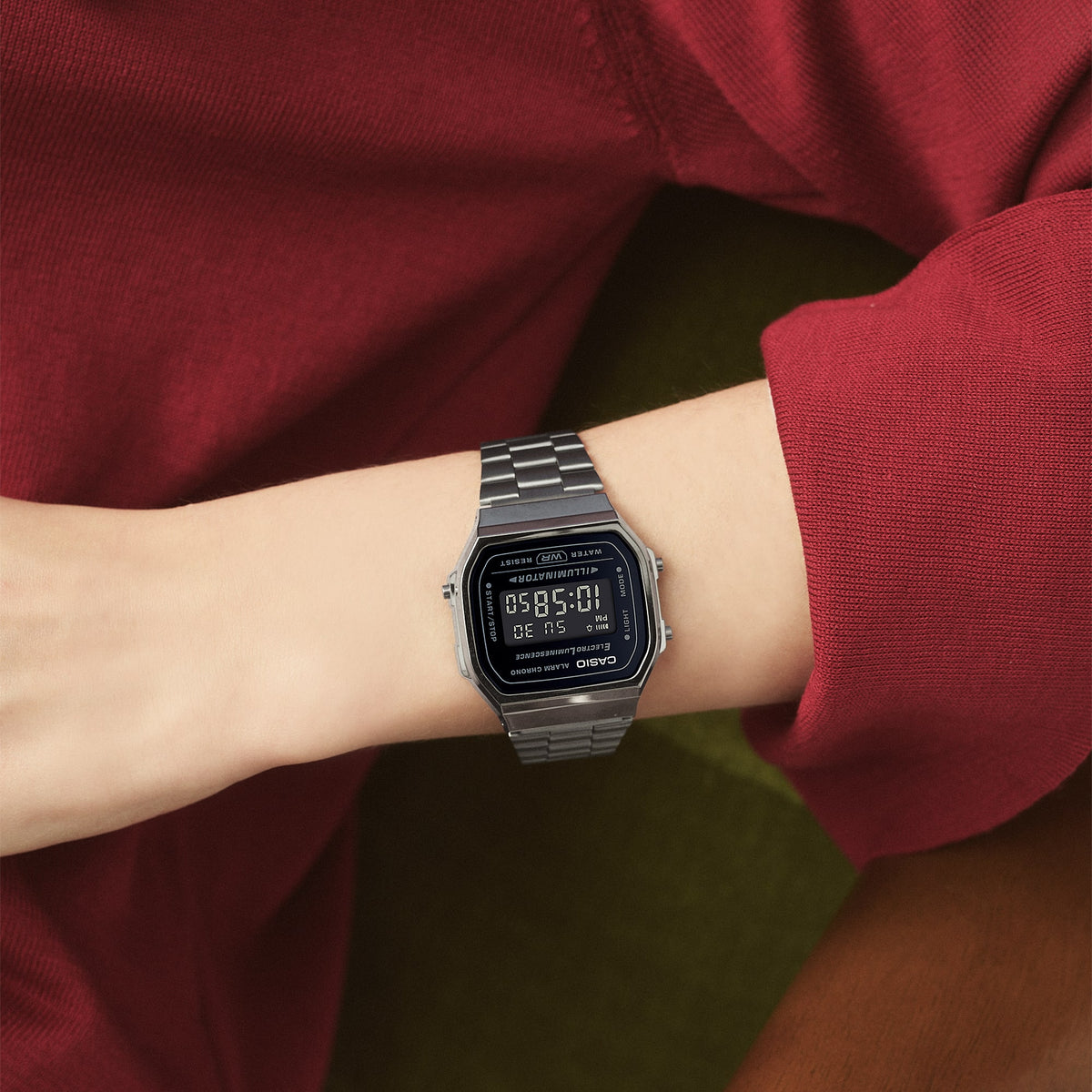 CASIO VINTAGE-A168WGG-1B-Watches-CASIO Australia
