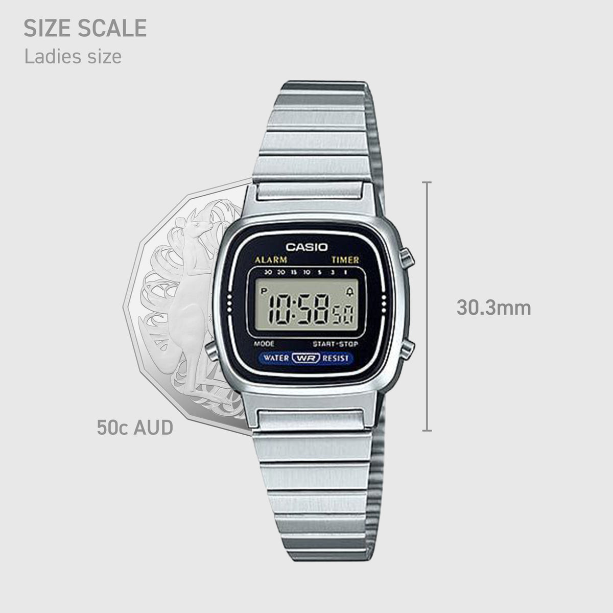 CASIO VINTAGE-LA670WA-1UR-Watches-CASIO Australia