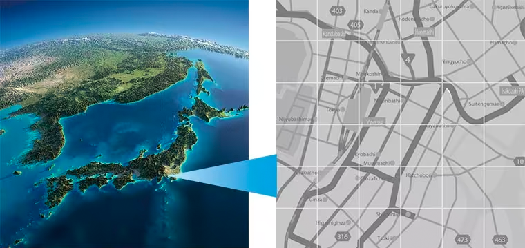 G-SHOCK GPS Signal Detail Map