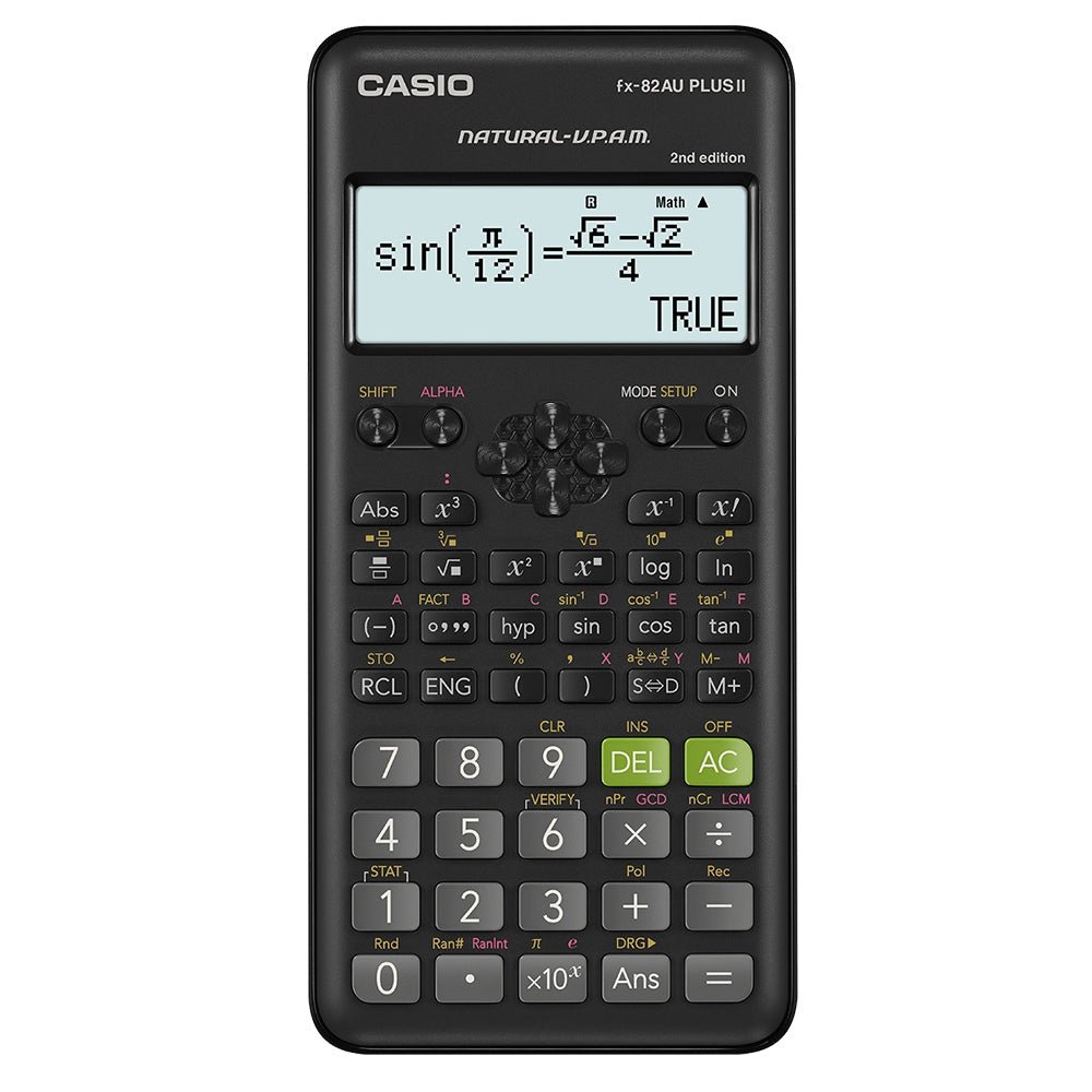 CASIO CALCULATORS-fx-82AU PLUS II 2nd edition-CASIO Australia