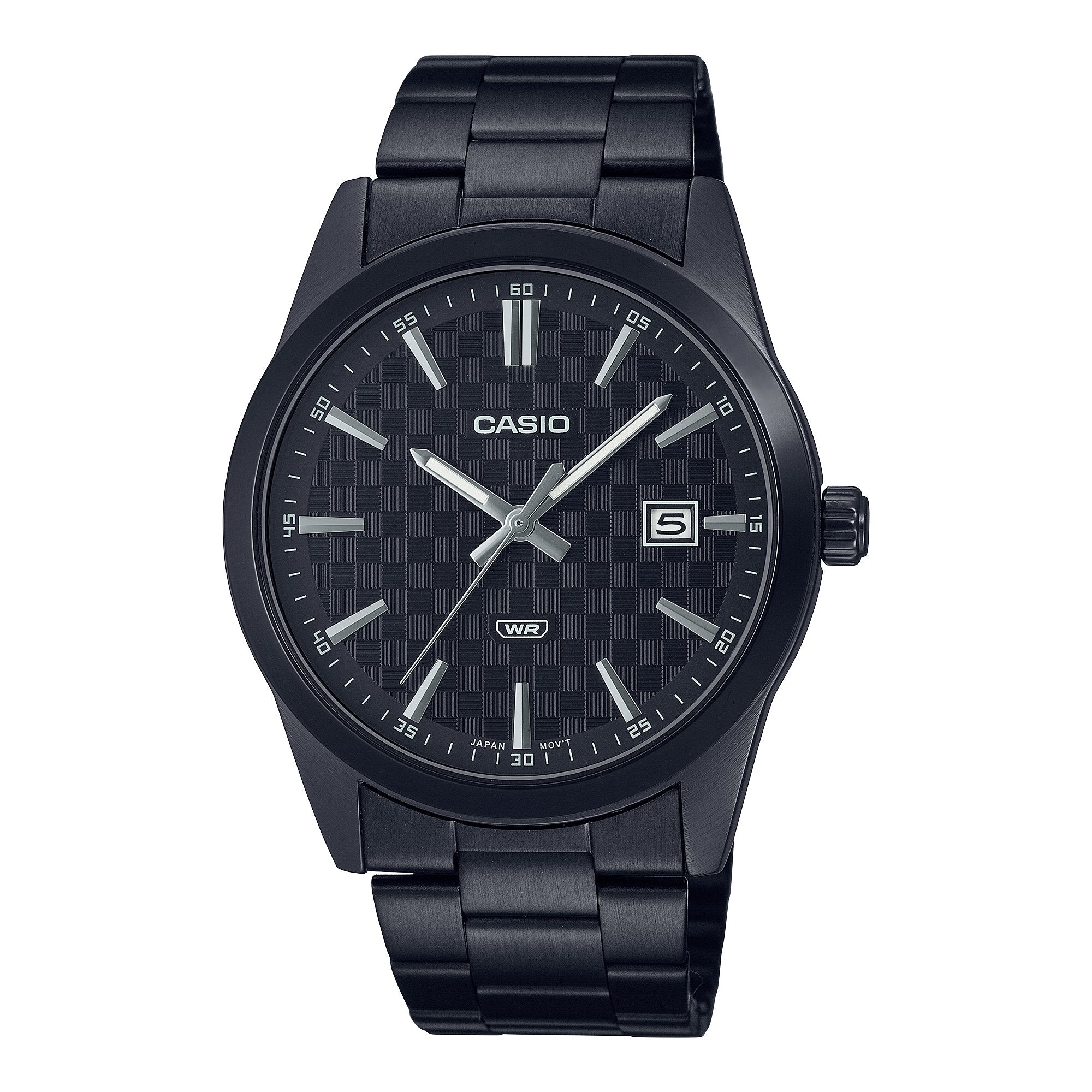 CASIO MTPVD03B-1A Stainless Steel Black Analogue Watch