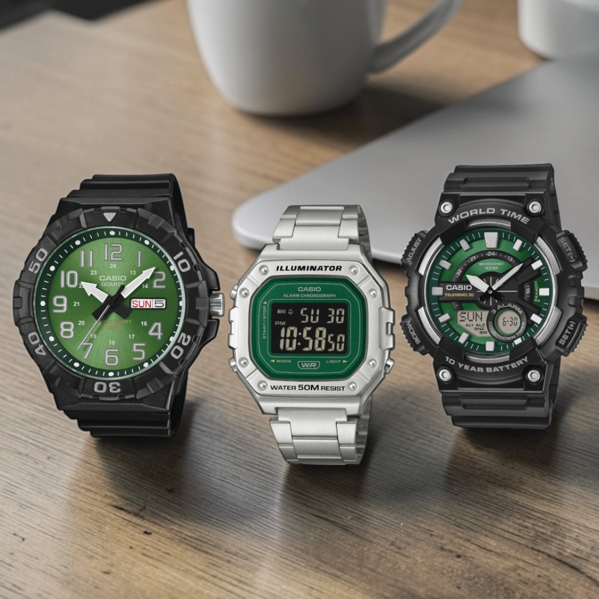 CASIO Green Face Series: A Fresh Take on Everyday Style