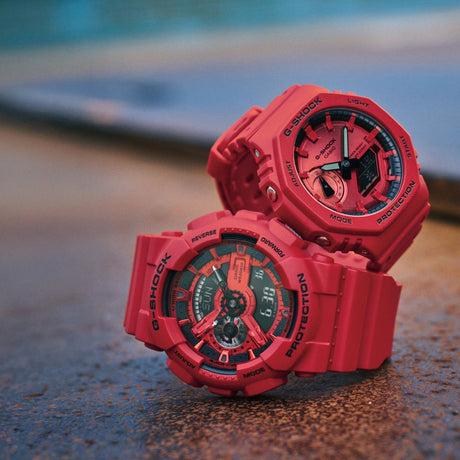ICONIC RED: When G-SHOCK’s Most Powerful Colour Takes Over Its Greatest Shapes