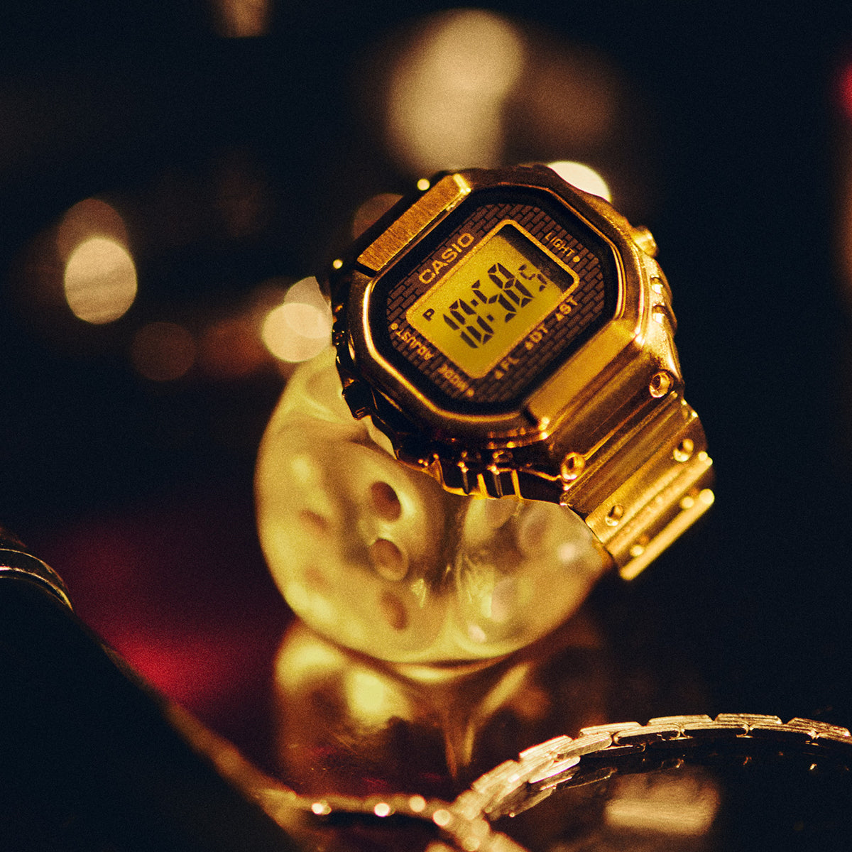 The CASIO Ring Watch is coming, in Gold.