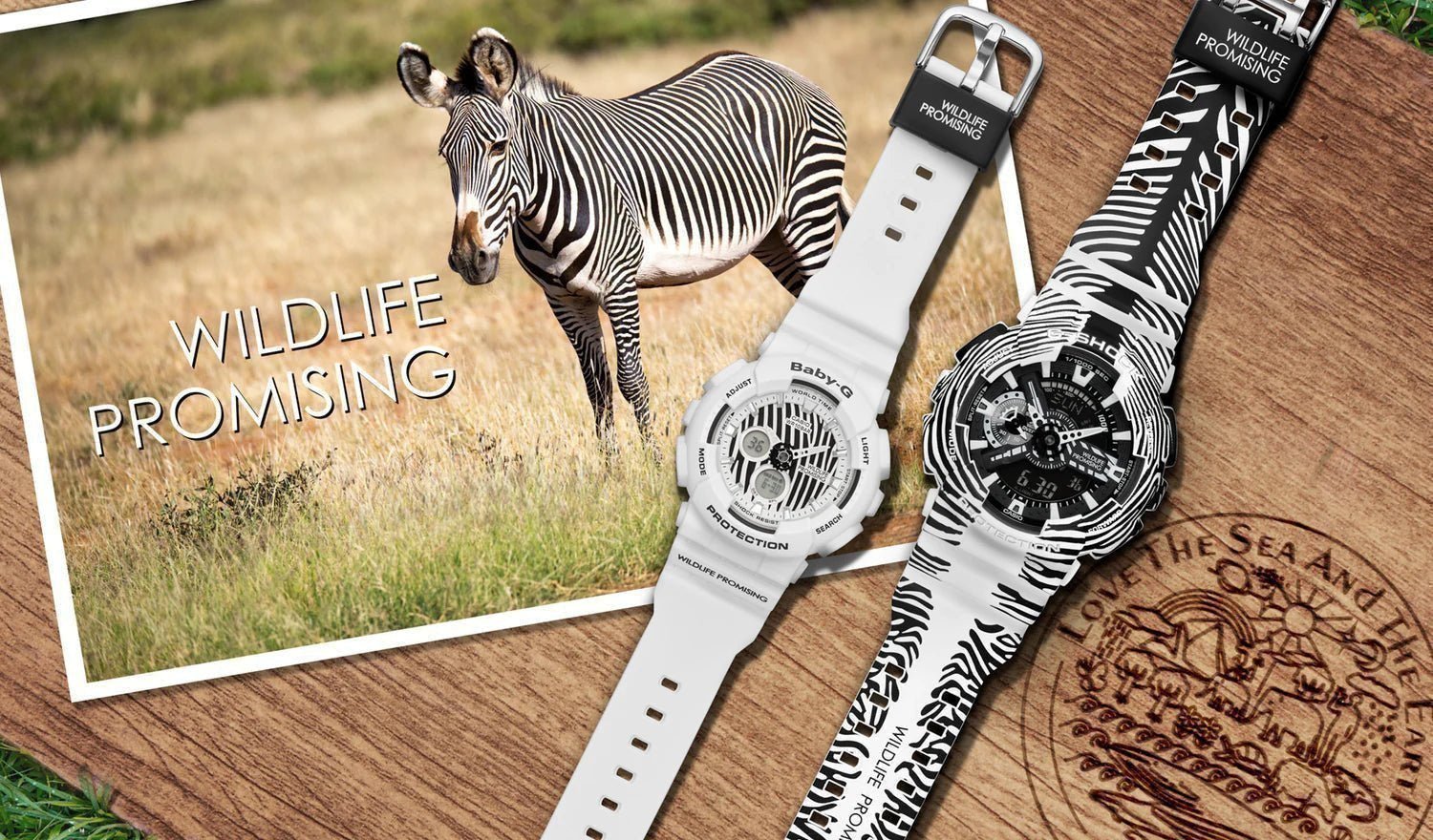 African Wildlife Preservation Organisation 'Wildlife Promising' meets G-Shock