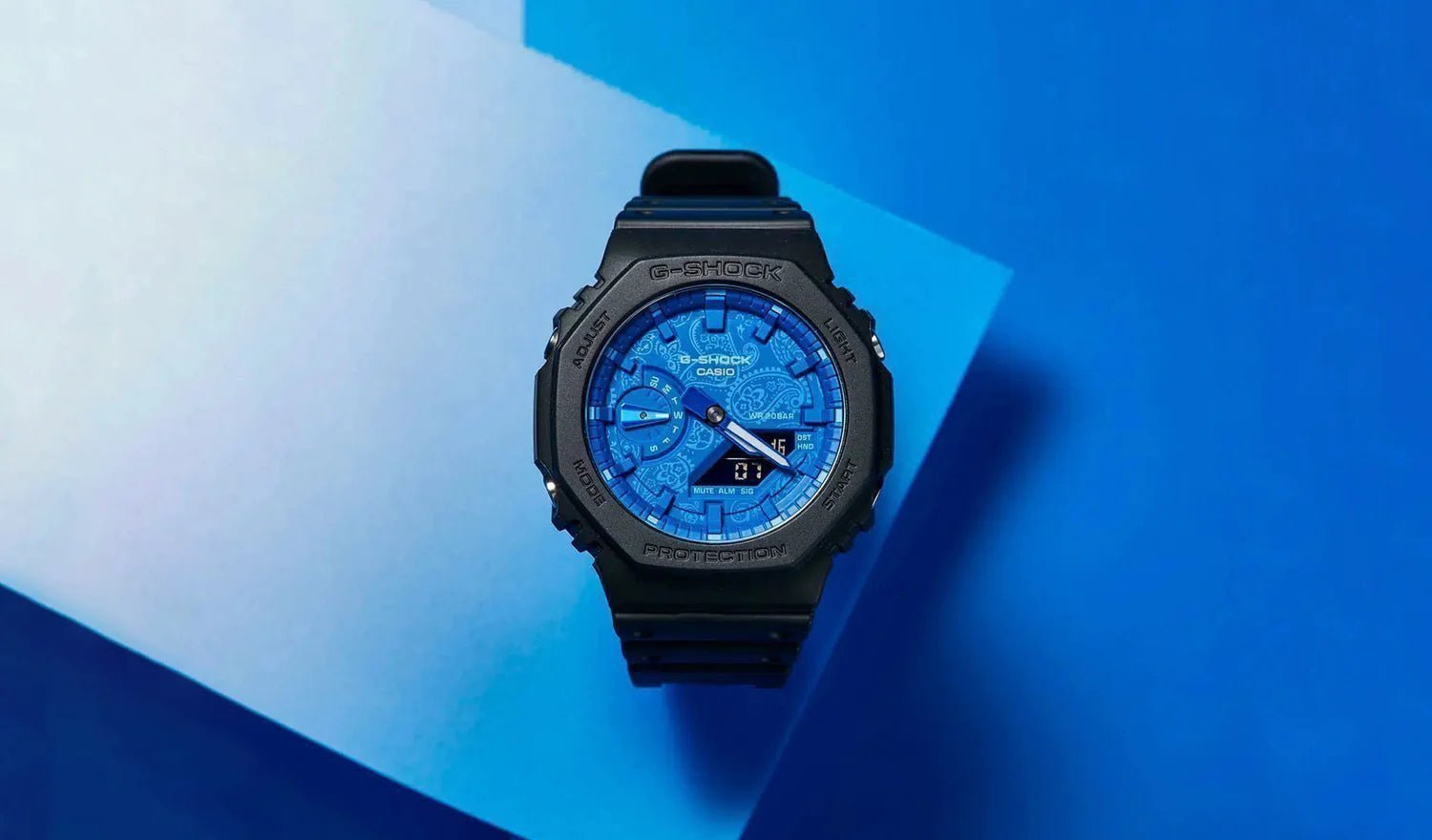 G-SHOCK “BLUE PAISLEY” Line with Design Originated in Persia