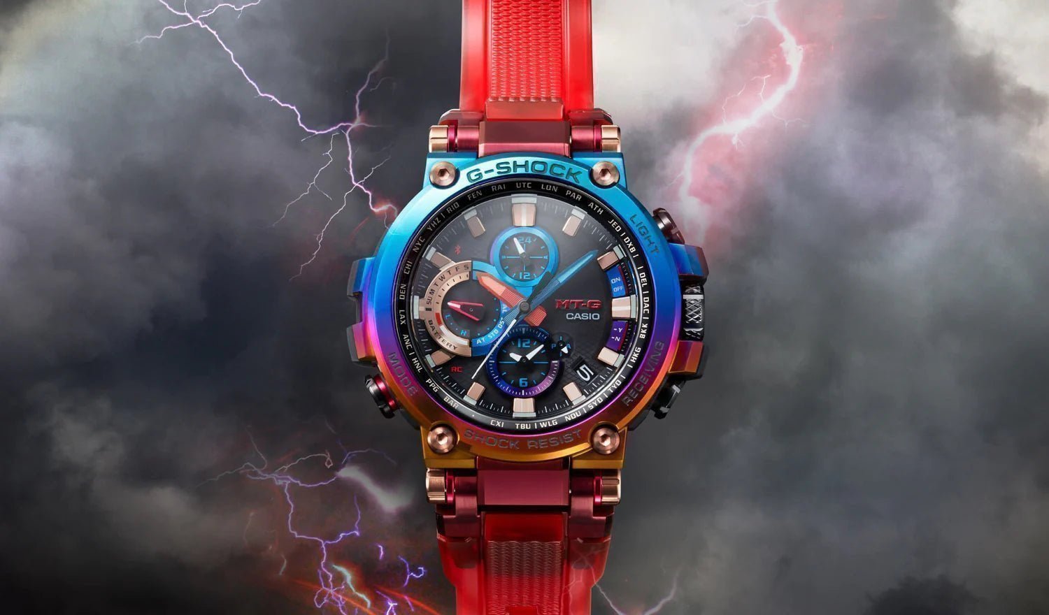G-Shock Limited Edition MT-G Volcanic Lightning MTG-B1000VL-4A