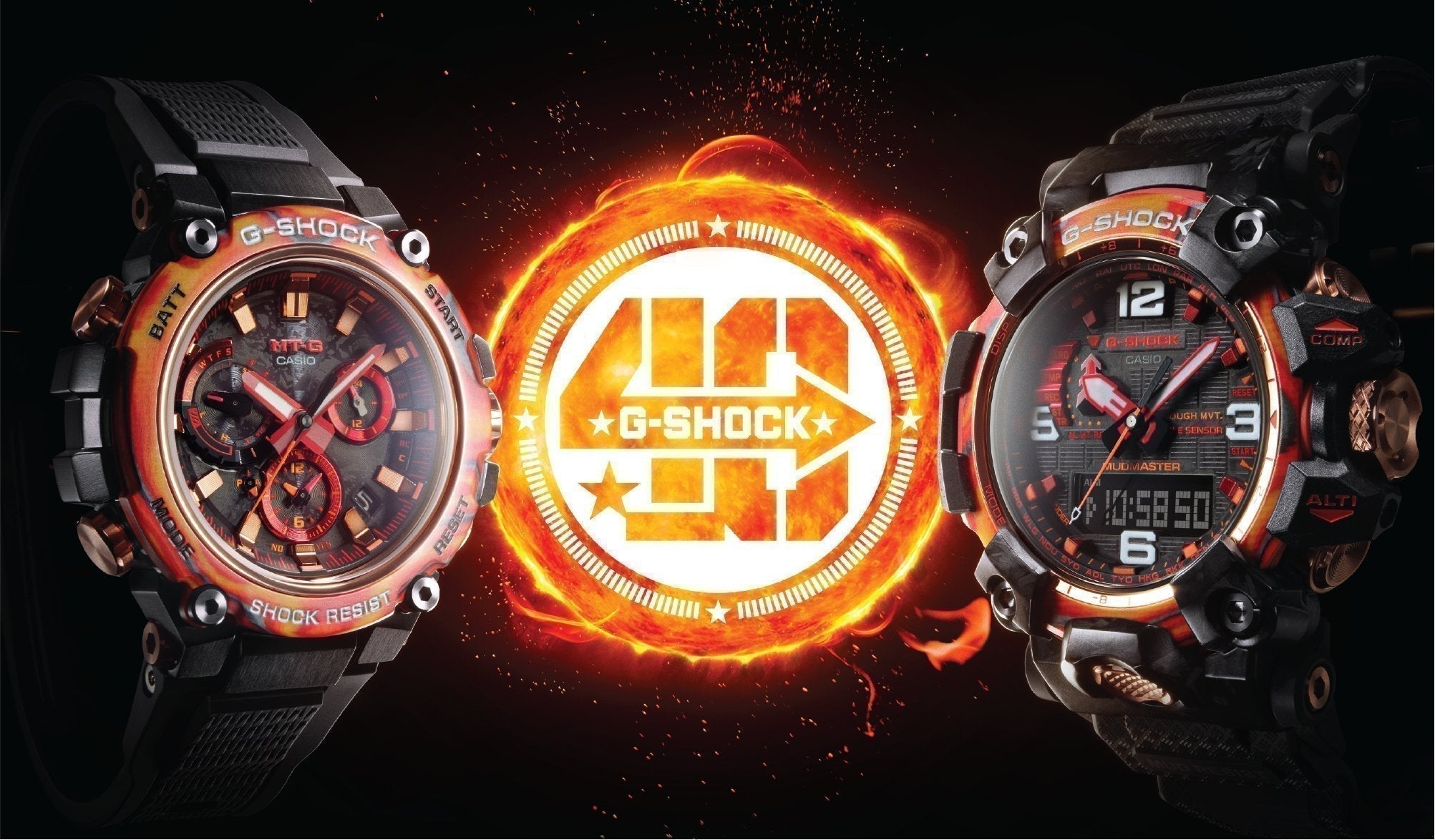 The G-SHOCK Flare Red Collection