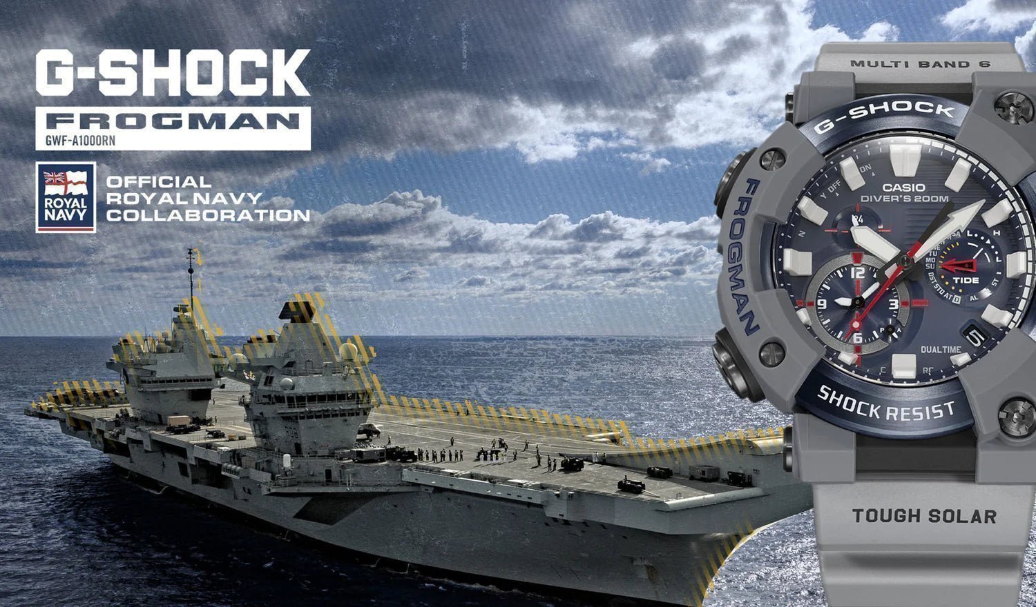 The G-Shock Royal Navy Frogman is the ultimate divers watch!