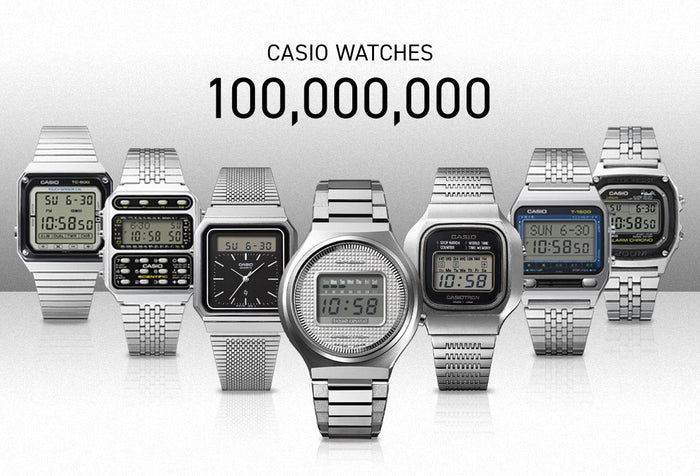 CASIO Casio ships 100 millionth watch history milestone