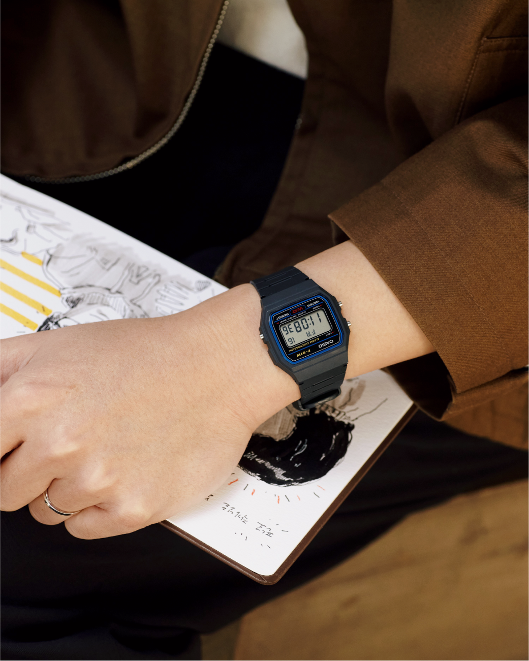 CASIO F91W-1 Black Vintage Digital Watch CASIO Australia