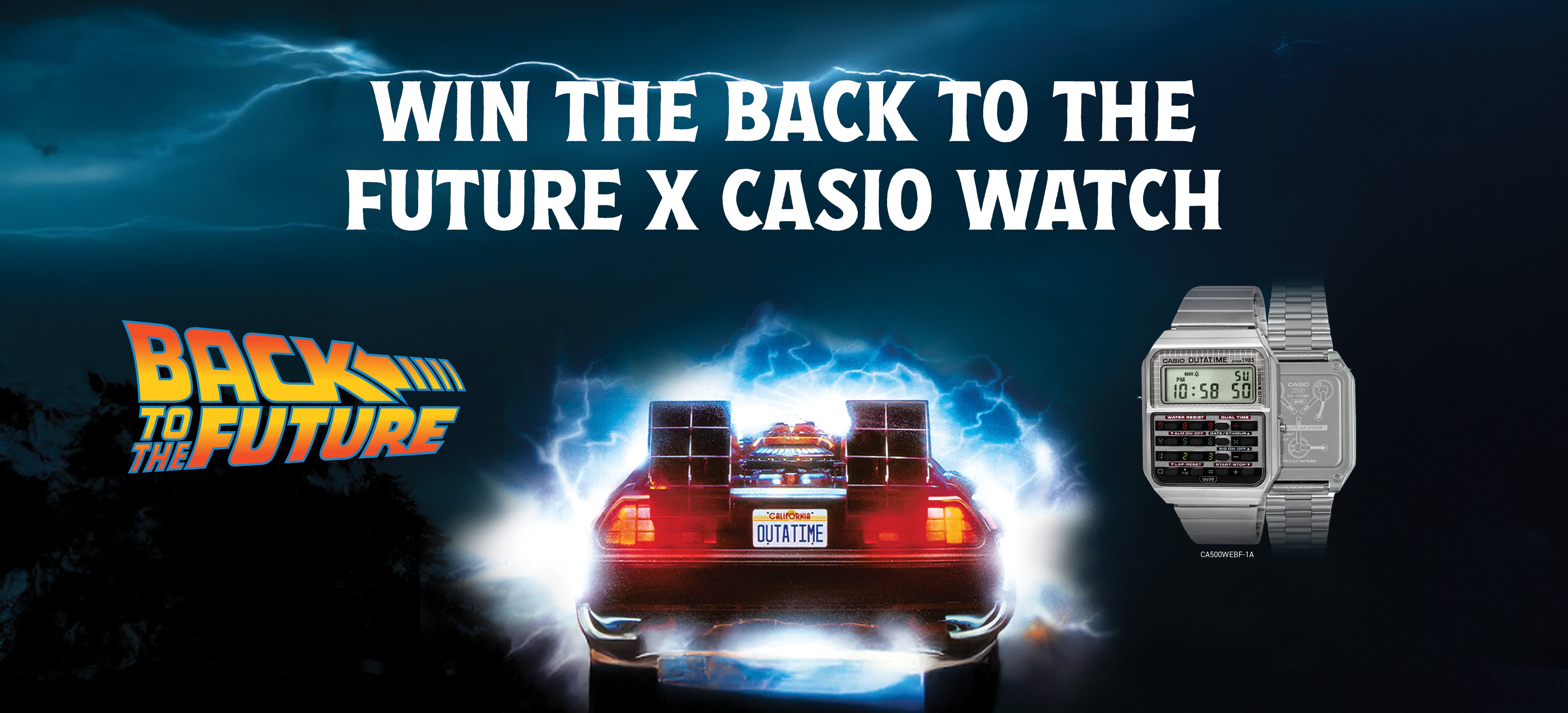Win the CASIO x Back to the Future Watch