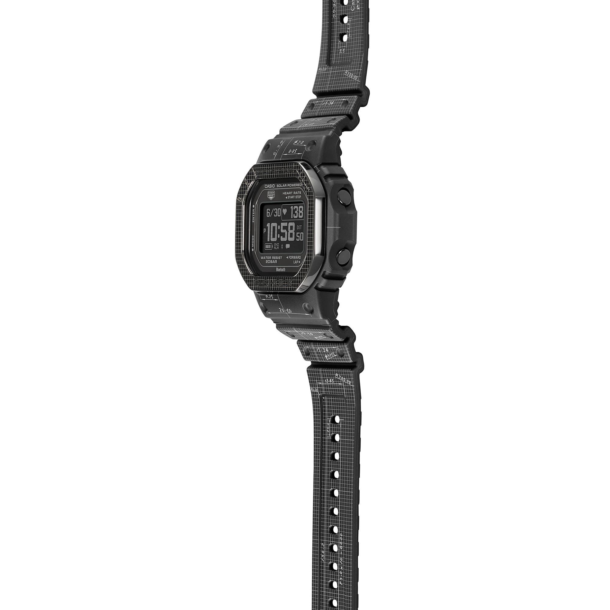 G-SHOCK DWH5600EX-1D G-SQUAD Black Multi-Sport Watch
