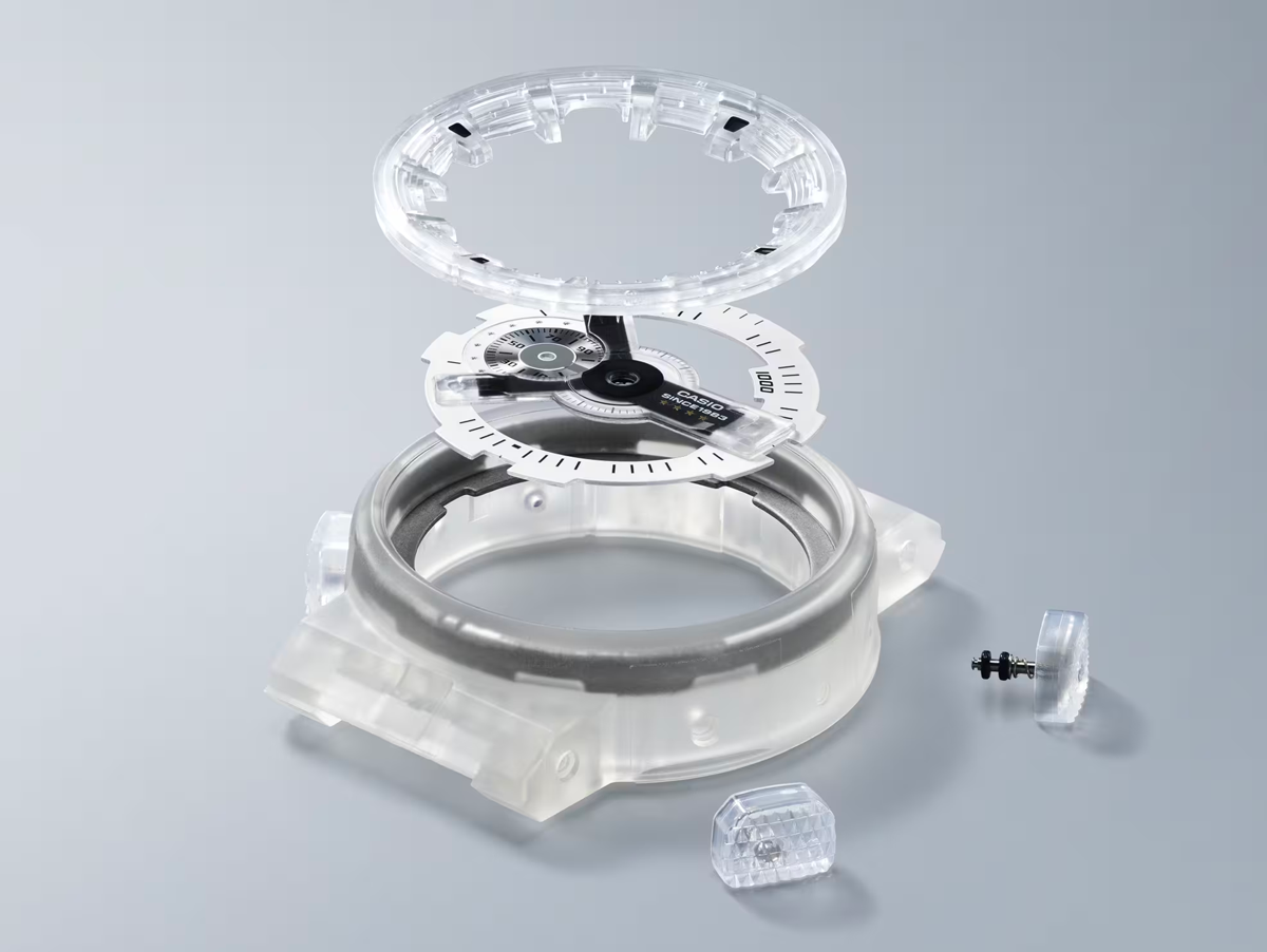 See-Through Resin Bezel And Band