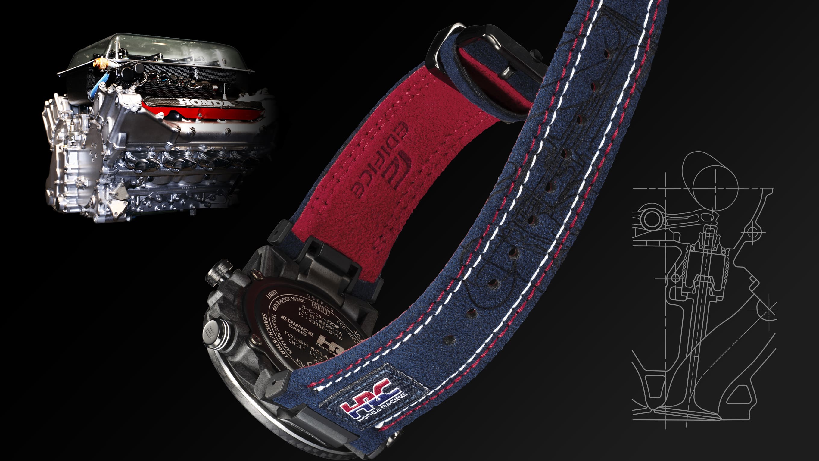EDIFICE-ECB2000HR-1A-Watches-CASIO Australia