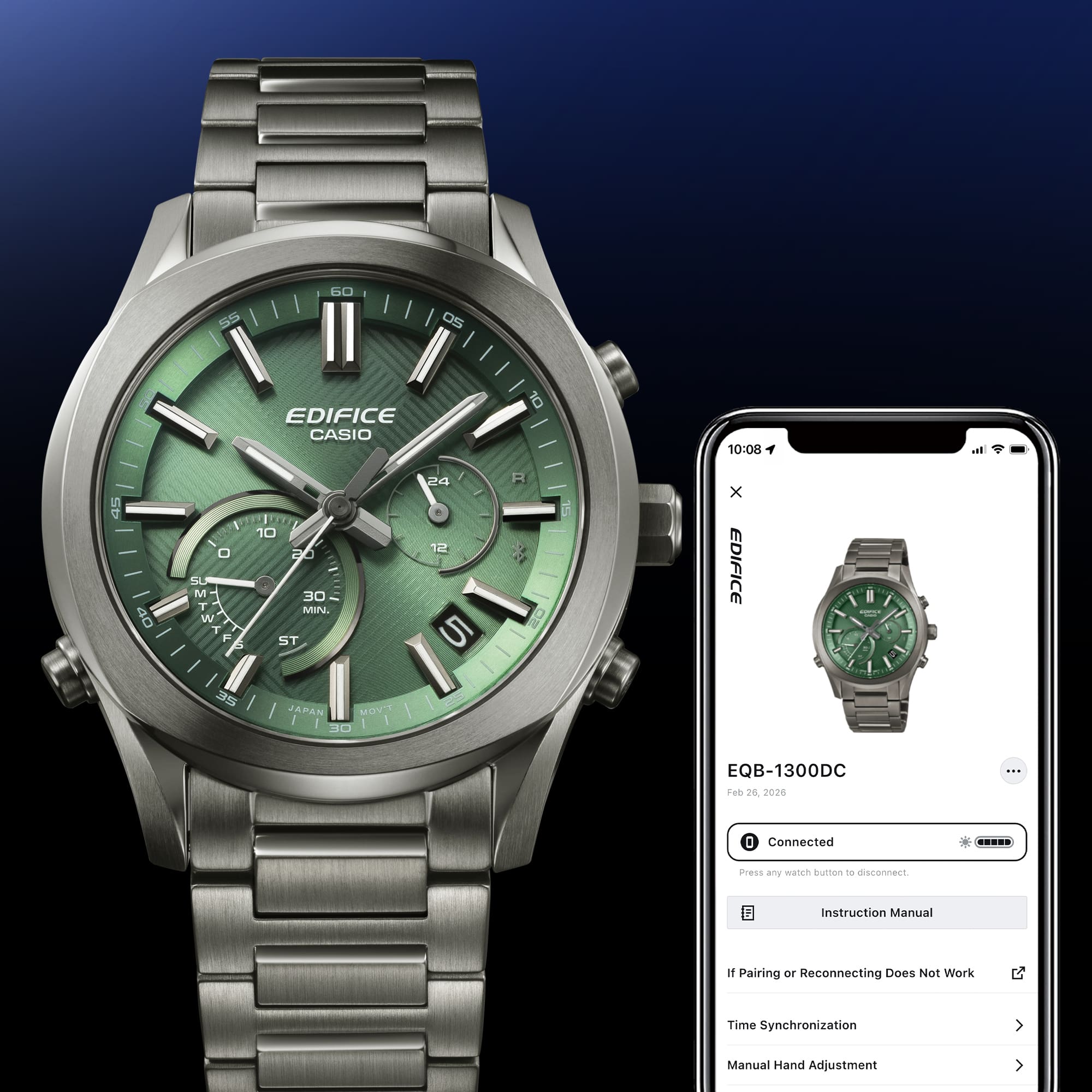 EDIFICE-EQB1300DC-3A-Watches-CASIO Australia