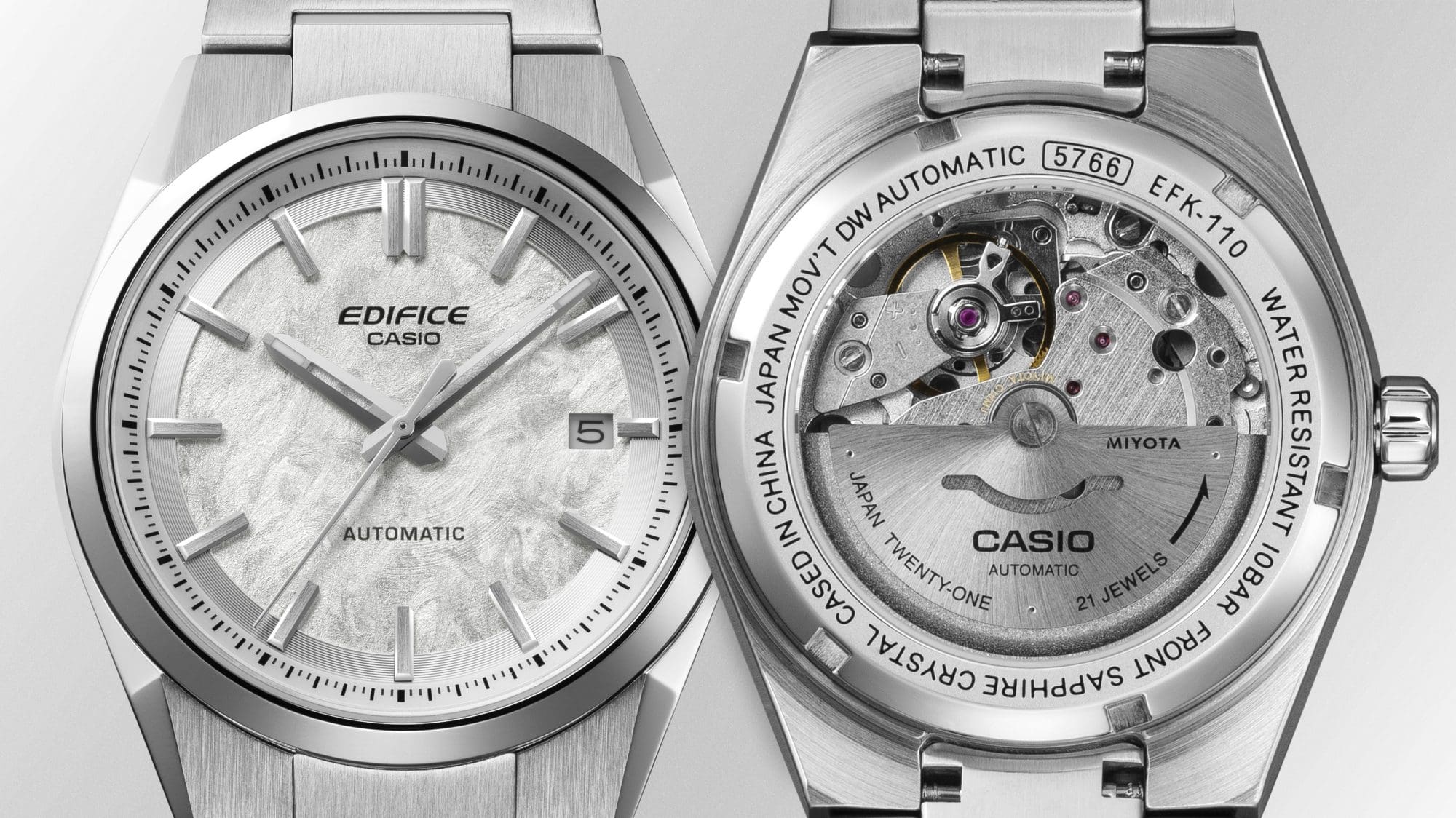 Ediface Automtic EDIFICE EFK110D-2A - 38mm Automatic Sapphire Crystal Watch