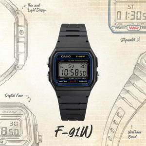 CASIO VINTAGE-F91W-1-Watches-CASIO Australia