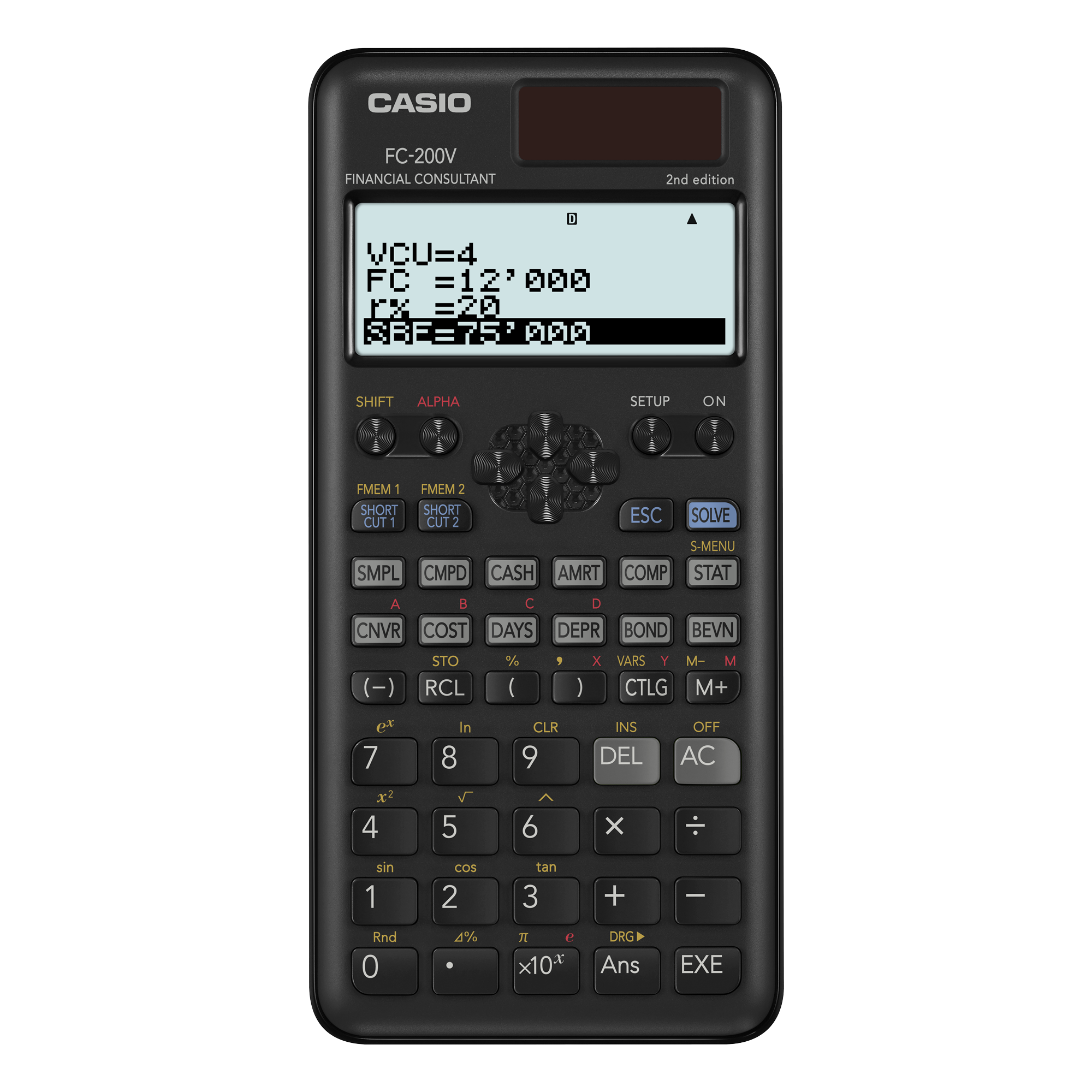 CASIO CALCULATORS-FC-200V-2-Calculators-CASIO Australia