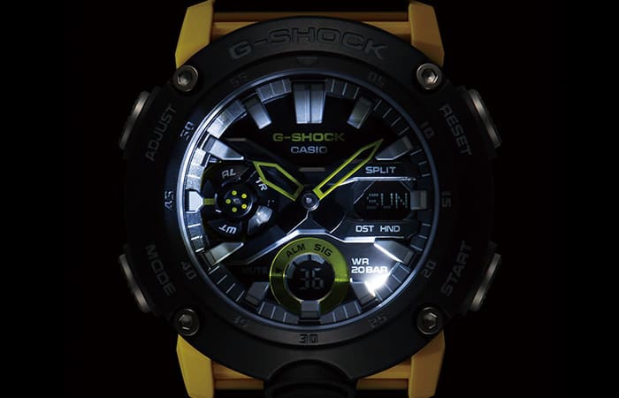 G-SHOCK DUO GA2000-1A9 Carbon Core Guard Watch