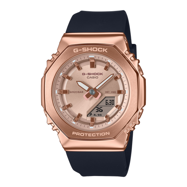 G-SHOCK GMS2110PG-1A4 - Radiant Pink Gold and Black Watch