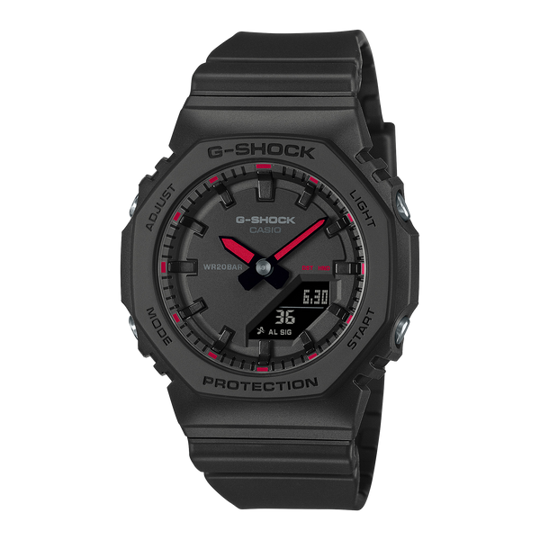 G-SHOCK GA-2100 ブラック/レッド g-shock-gab2100-ignite-red-