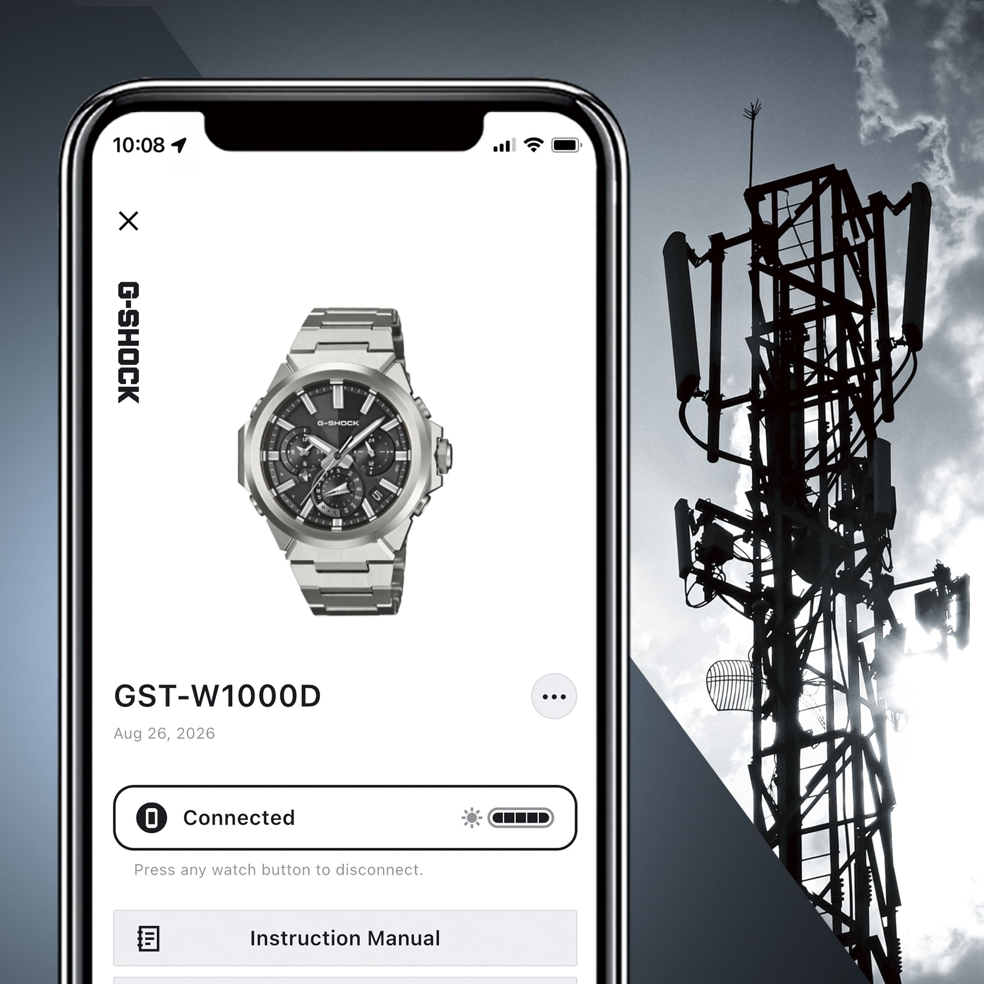 G-SHOCK GSTW1000D-1A Watch