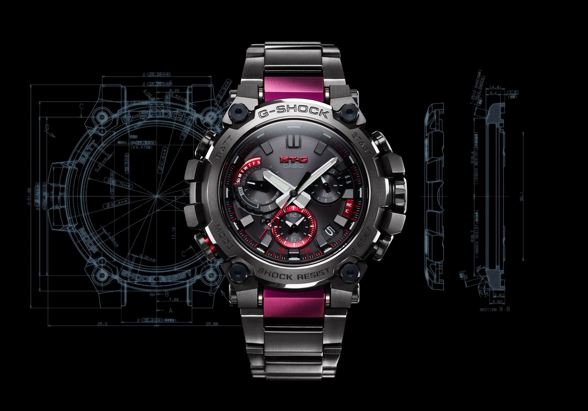 G-SHOCK-MTGB3000BD-1A-Watches-CASIO Australia