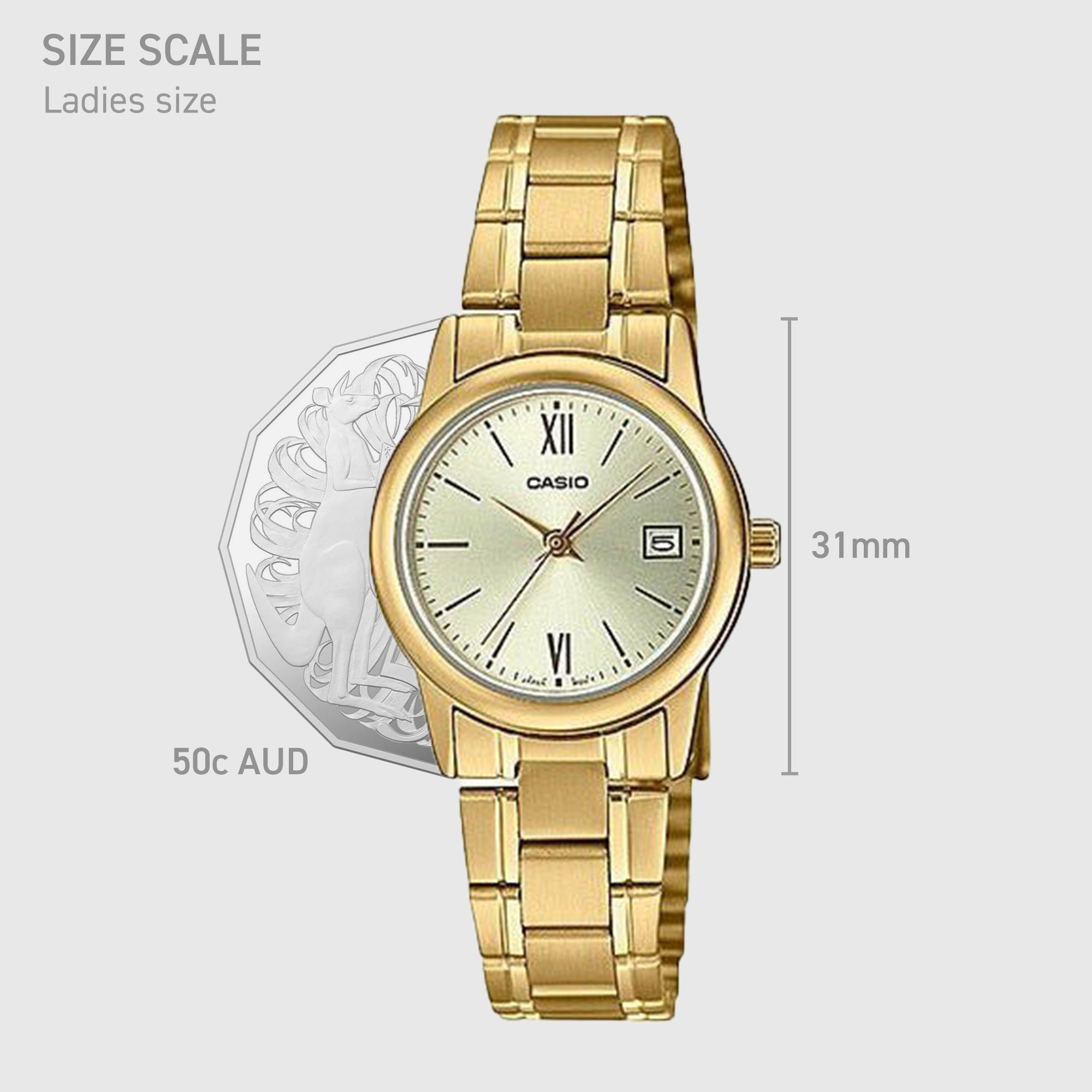 CASIO VINTAGE-LTPV002G-9B3-Watches-CASIO Australia