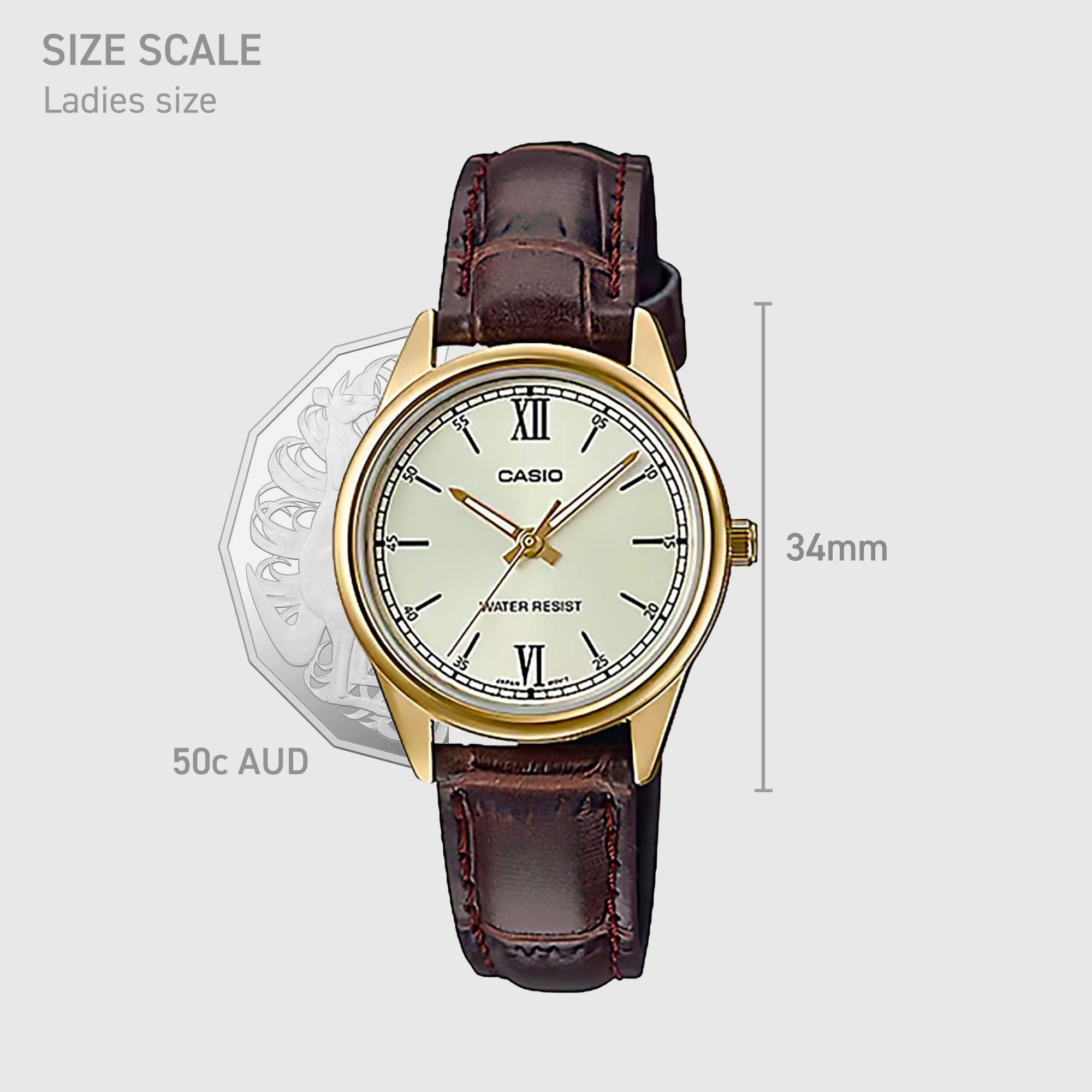 CASIO VINTAGE-LTPV005GL-9B-Watches-CASIO Australia