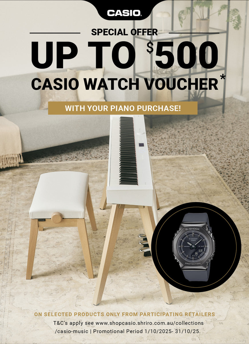 Casio Promo Code CASIO Music Voucher Claim