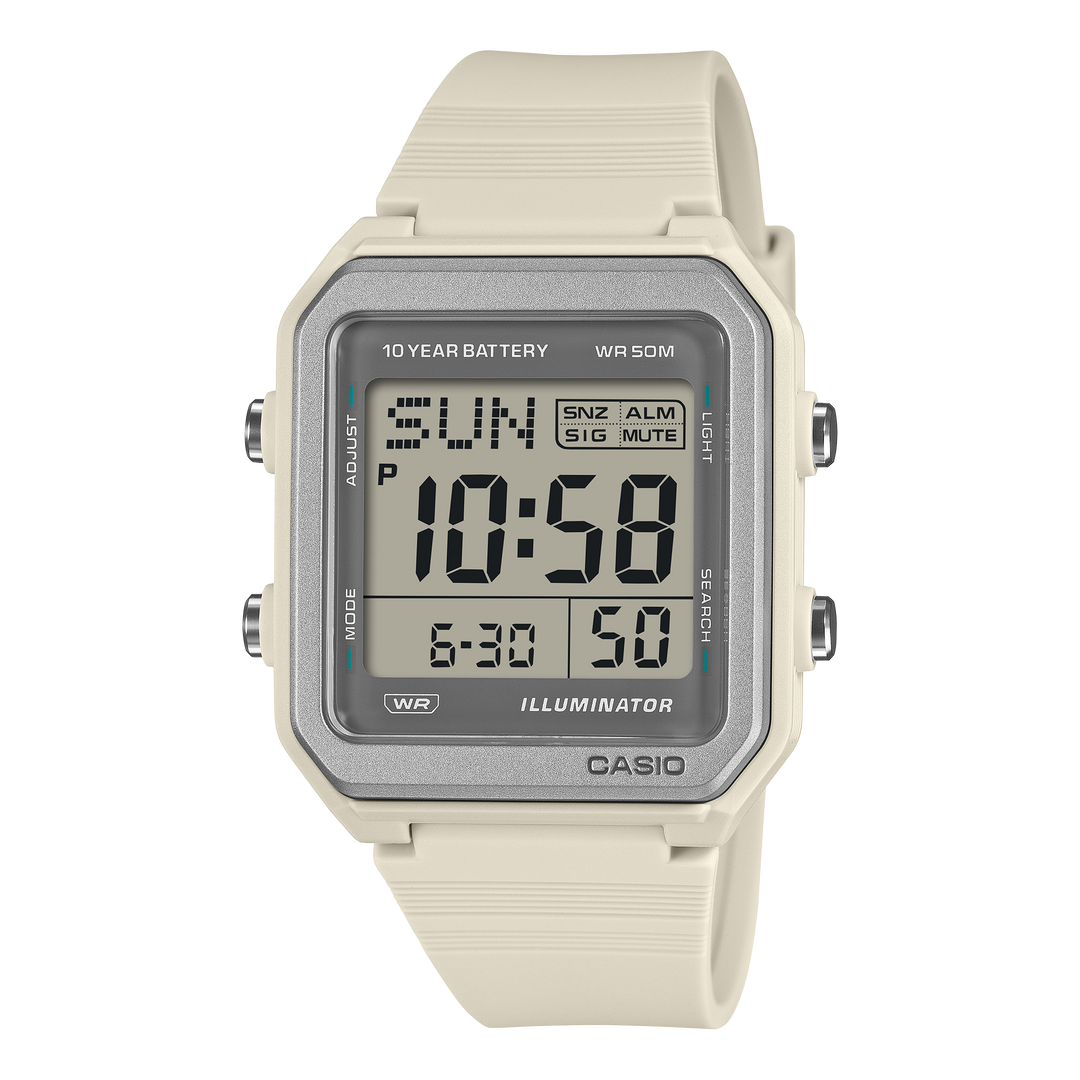 CASIO Vintage W221H-8A - Classic Angular Design Digital Wat