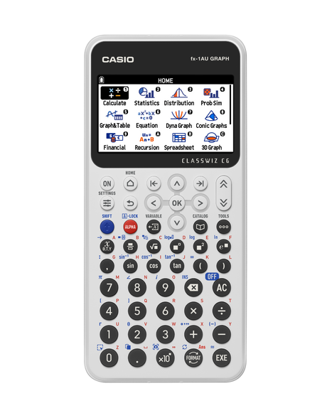 CASIO fx-1AU GRAPH, the replacement to the fx-CG50AU from 2026. Approved by QCAA, SACE and IBDP exams from 2026.