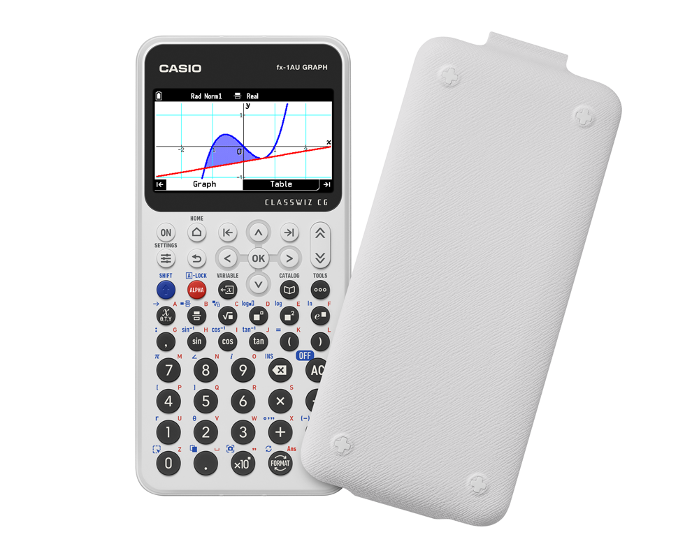 fx-1AU GRAPH clip-on textured case, included in purchase