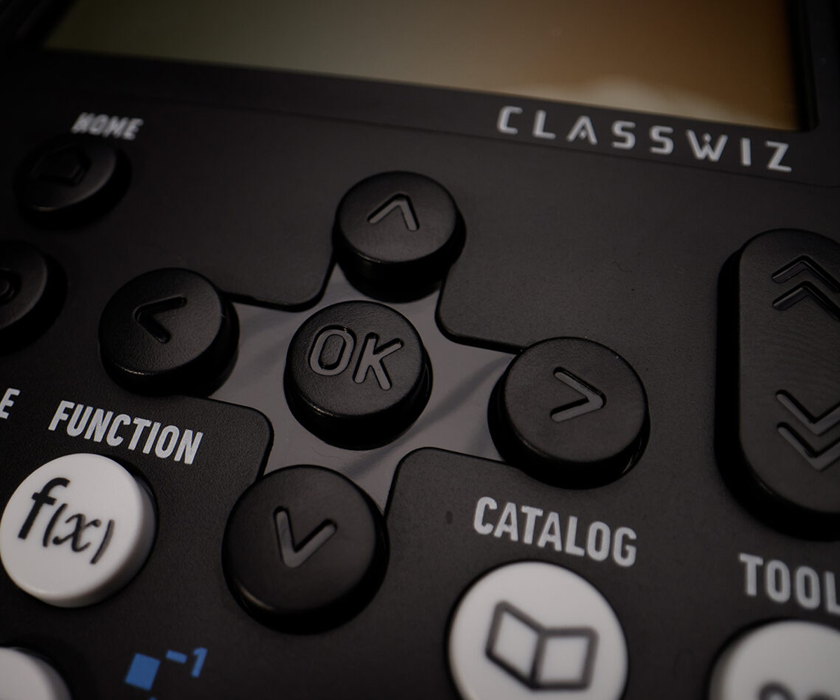 CASIO fx-8200 AU Button Closeup