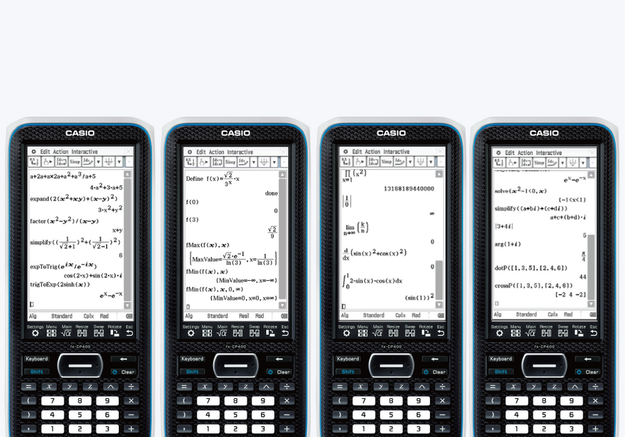 Cas Computer Macro CASIO fx-CP400 ClassPad II CAS Calculator | CASIO Australia