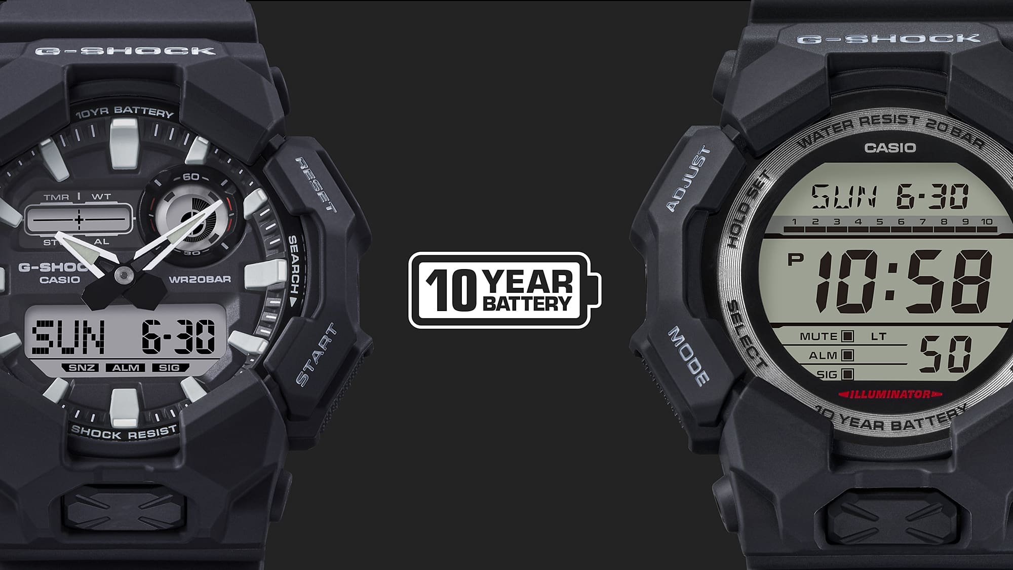 G - SHOCK - GA010 - 1A1 - CASIO Australia