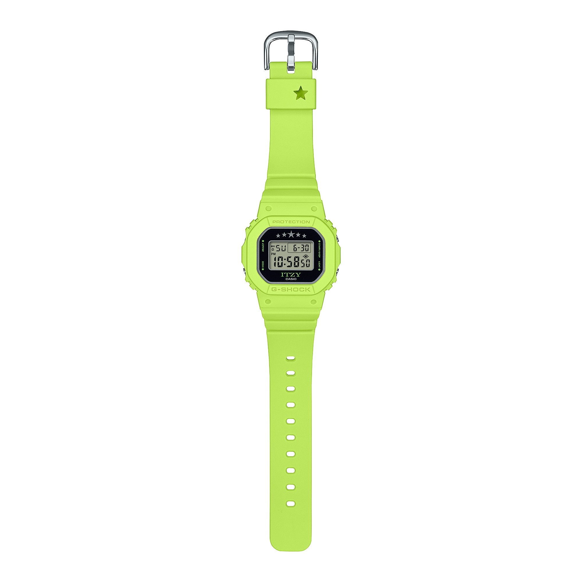 Strap Dw5600 Tga G-SHOCK X ITZY GMDS5610IT-3D Green Ladies Digital