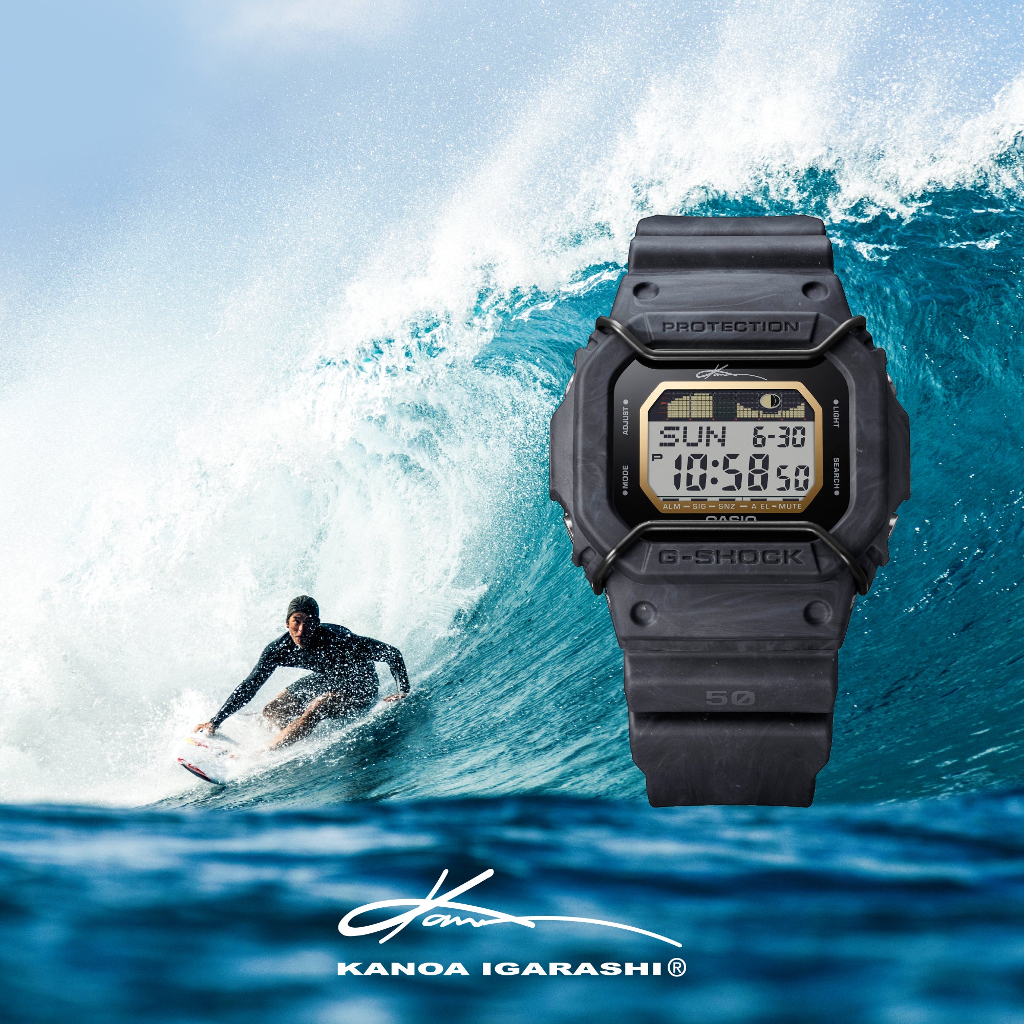 ドスパラ G-SHOCK Kanoa Igarashiモデル Kanoa Igarashi x G-SHOCK