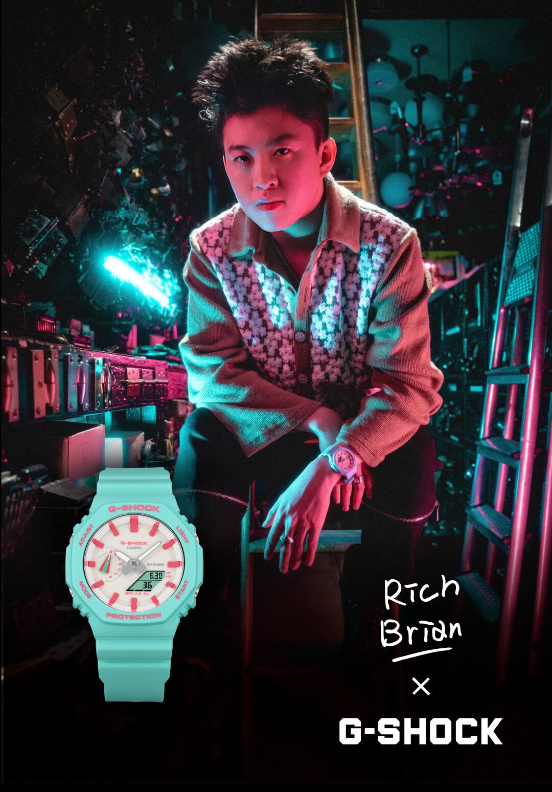 G-SHOCK Rich Brian Collaboration GA-2100RB