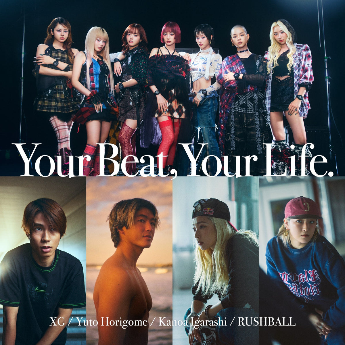 XG, Yuto Horigome, Kanoa Igarashi and RUSHBALL in the G-SHOCK Your Beat, Your Life campaign