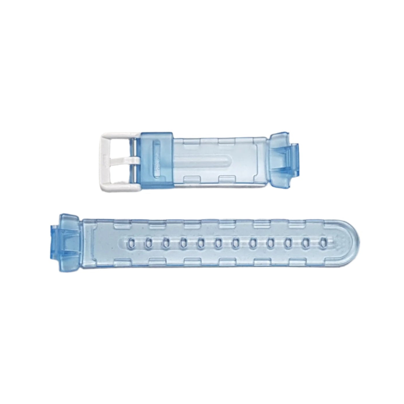 CLEAR BLUE RESIN WATCH BAND