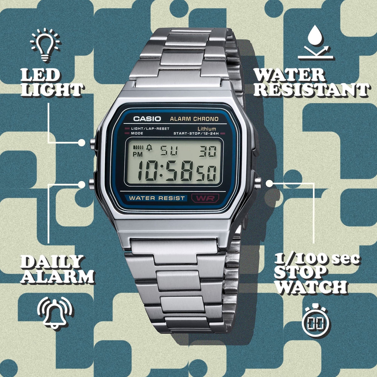 CASIO VINTAGE-A158WA-1-CASIO Australia