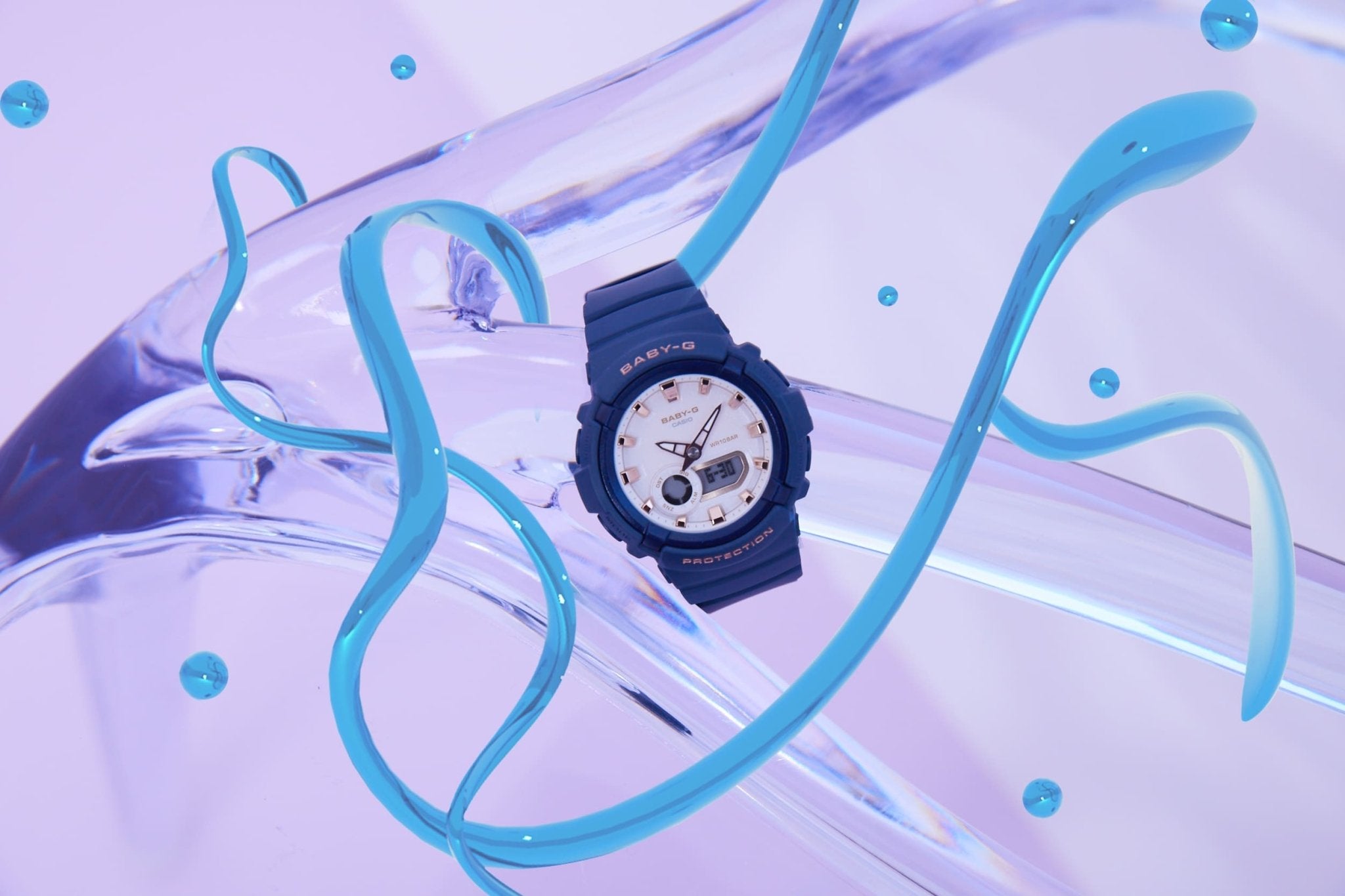 CASIO BABY-G AQUAPLANET ネイビー 極美品】CASIO BABY-G AQUAPLANET