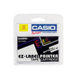 CASIO CALCULATORS-CASIO 12mm Label Tape - Black on White-CASIO Australia