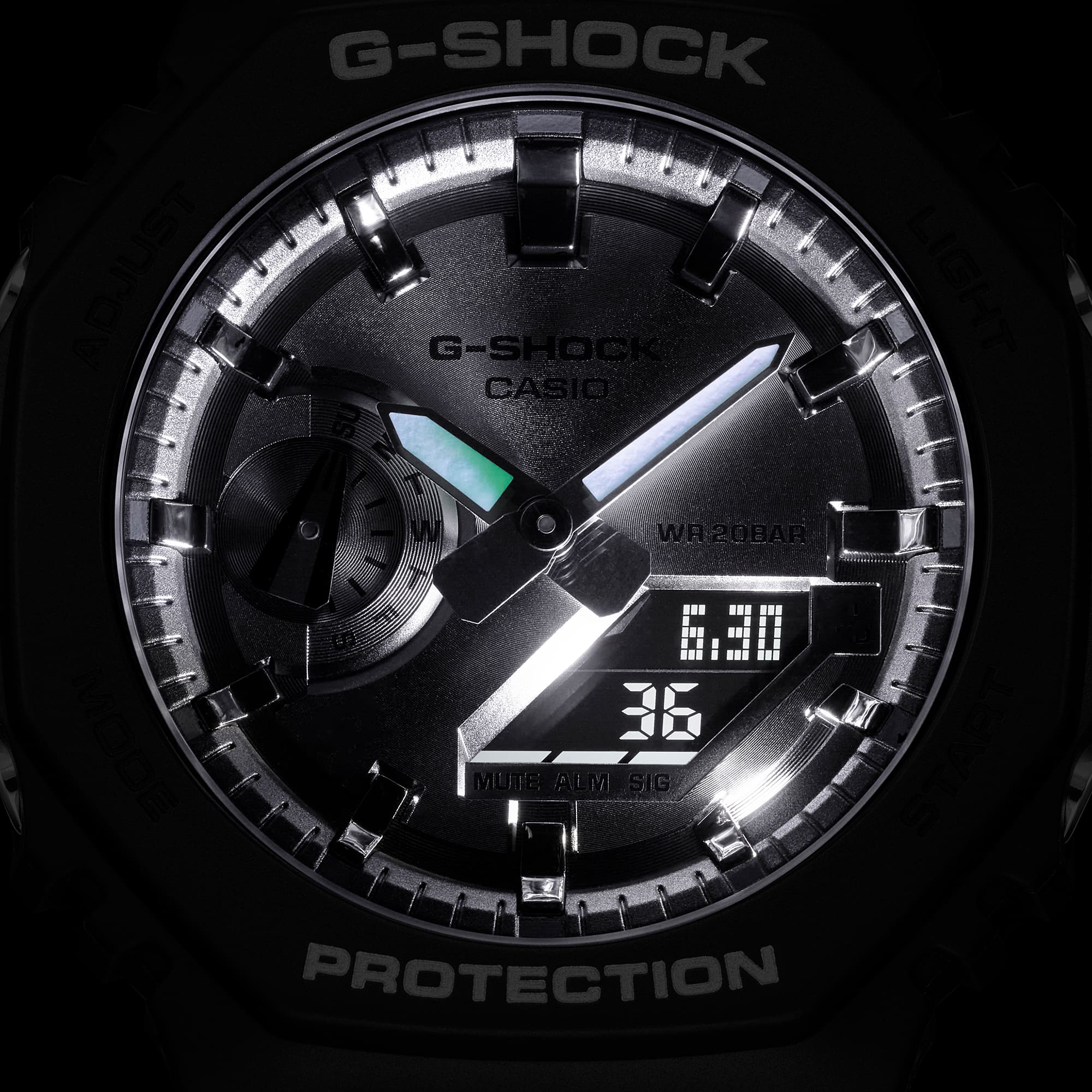 G-SHOCK-GA2100SB-1A-CASIO Australia