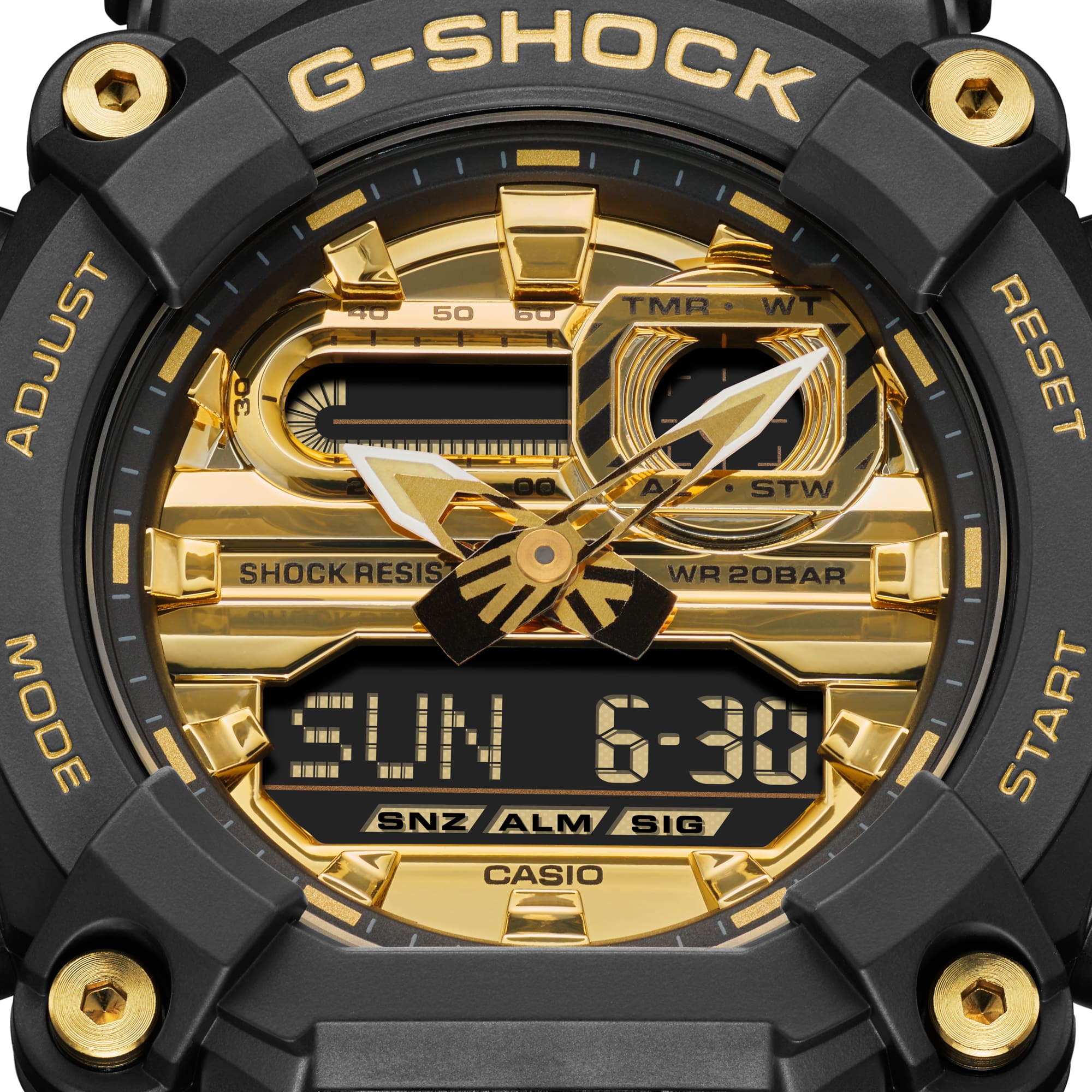 Casio G-Shock GA900AG-1A Black Gold Watch