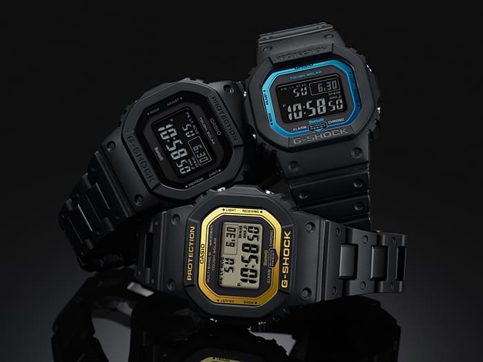 美品✨G-SHOCK GW-B5600 フルメタルブラック Bluetooth Casio GW-B5600-2 G-Shock Tough Solar Multiband 6 Bluetooth