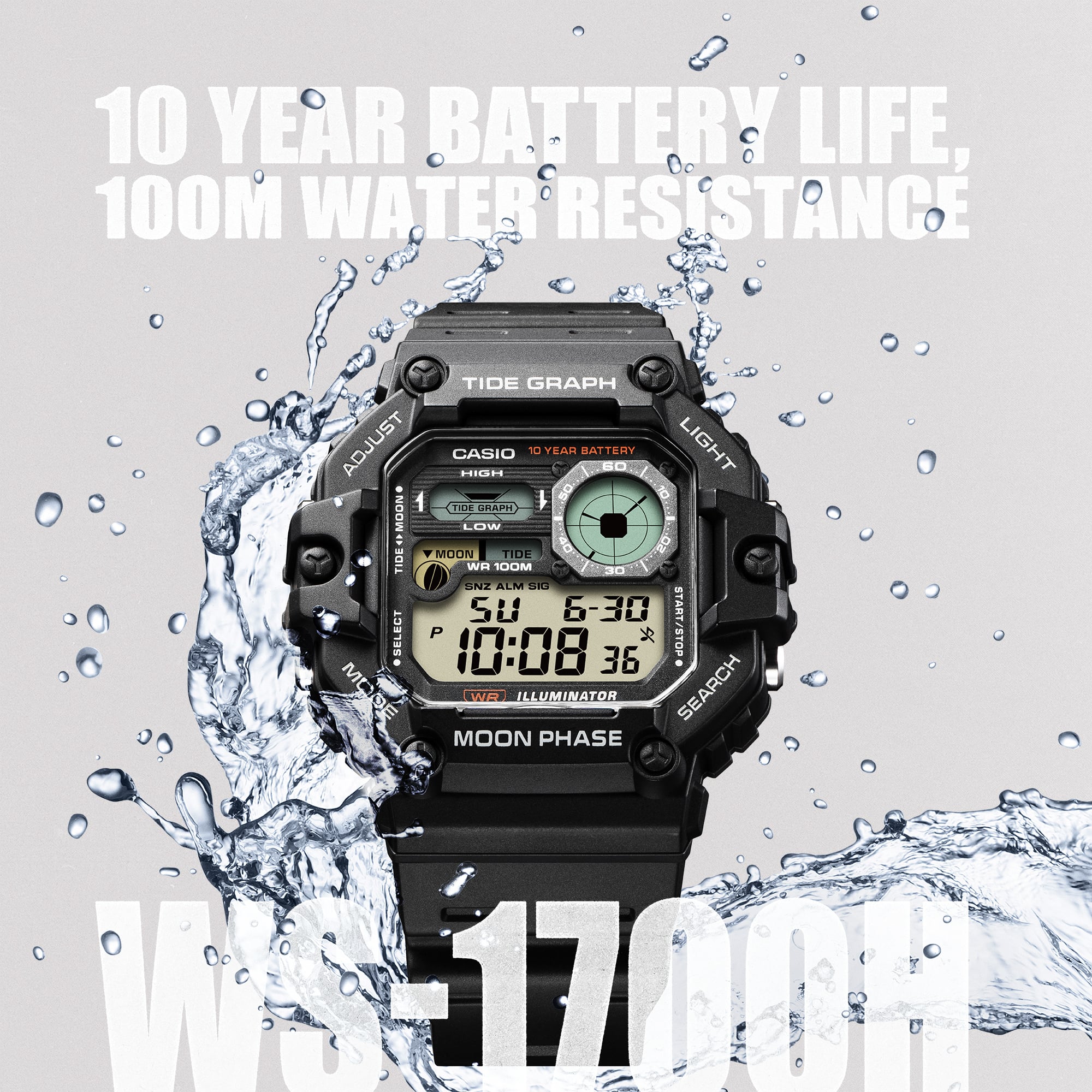 CASIO VINTAGE-WS1700H-1A-CASIO Australia